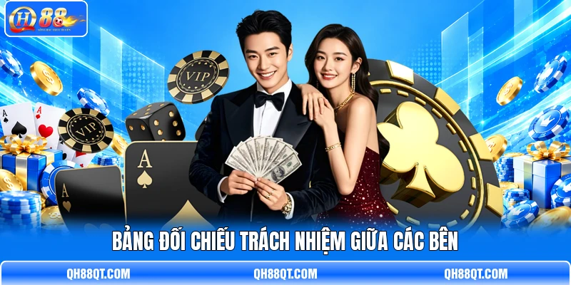 Bảng đối chiếu trách nhiệm giữa các bên